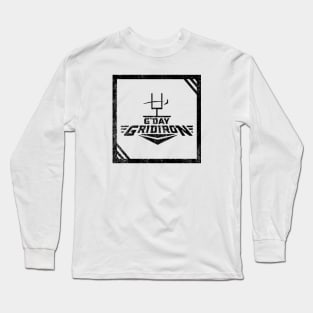 G'day Gridiron Black Logo Long Sleeve T-Shirt